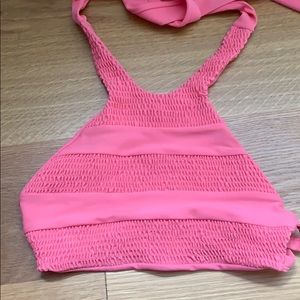 Tori praver high bikini top